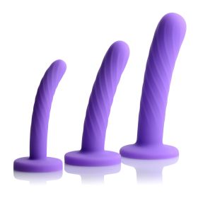 Tri Play 3 Piece Silicone Dildo Set