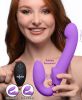 10X Remote Control Ergo Fit G Pulse Inflatable and Vibrating Strapless Strap - Purple