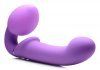 10X Remote Control Ergo Fit G Pulse Inflatable and Vibrating Strapless Strap - Purple
