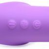 10X Remote Control Ergo Fit G Pulse Inflatable and Vibrating Strapless Strap - Purple