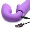 10X Remote Control Ergo Fit G Pulse Inflatable and Vibrating Strapless Strap - Purple