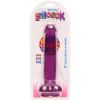 8 Inch Slim Stick with Balls Grape Ice Dildo