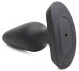 28X Laser Heart Silicone Anal Plug with Remote â€“ Medium