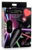 28X Laser Heart Silicone Anal Plug with Remote â€“ Medium