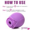 10X Rose Flirt Silicone Clitoral Stimulator