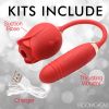 10X Romping Rose Suction and Thrusting Vibrator