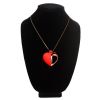 10X Vibrating Silicone Heart Necklace