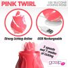 10X Pink Twirl Silicone Licking Rose
