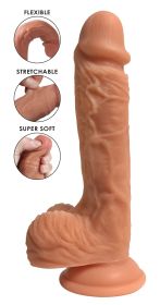 Easy Riders Dual Density Silicone Dildo (Style/Color/Size: 8 Inch)