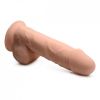 Silexpan Light Hypoallergenic Silicone Dildo with Balls